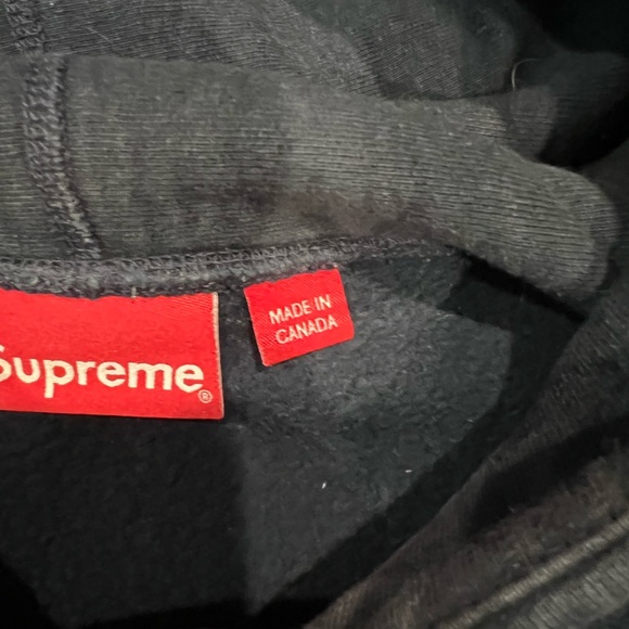 Supreme Box Logo Hoodie Navy - Picture 5 of 8